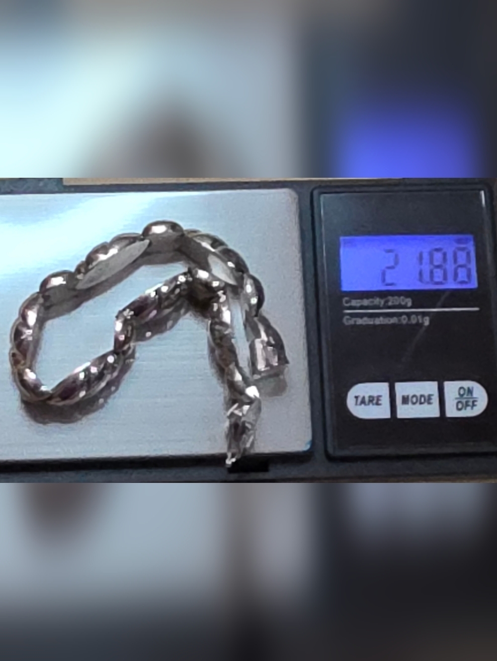 925 ITALY LADIES BRACELET 21.88 Grams 8 inches Like new condition - Picture 7 of 7